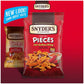 SUPERDEALS Snyders of Hanover Pretzel Pieces, Hot Buffalo Wing, 2.25 Oz, Pack of 12 with Mystery Gift