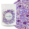Perfectly Purple Sprinkle Mix| Made in USA By Sprinkle Pop| Monochromatic Mix of Rich Purples| Purple White Sprinkles For Decora
