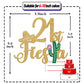 Tivurcia Fiesta 21St Cake Topper, Cheers To 21 Years/Taco Bout 21 Cake Decor,Tropical Hawaiian Mexican Summer Themed Happy 21St