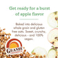 Grandy Organics Apple Crisp Granola, Certified Organic, Gluten Free, Non-Gmo, Kosher, Plant Based Protein Granola, 12Oz Each, Pack Of 3