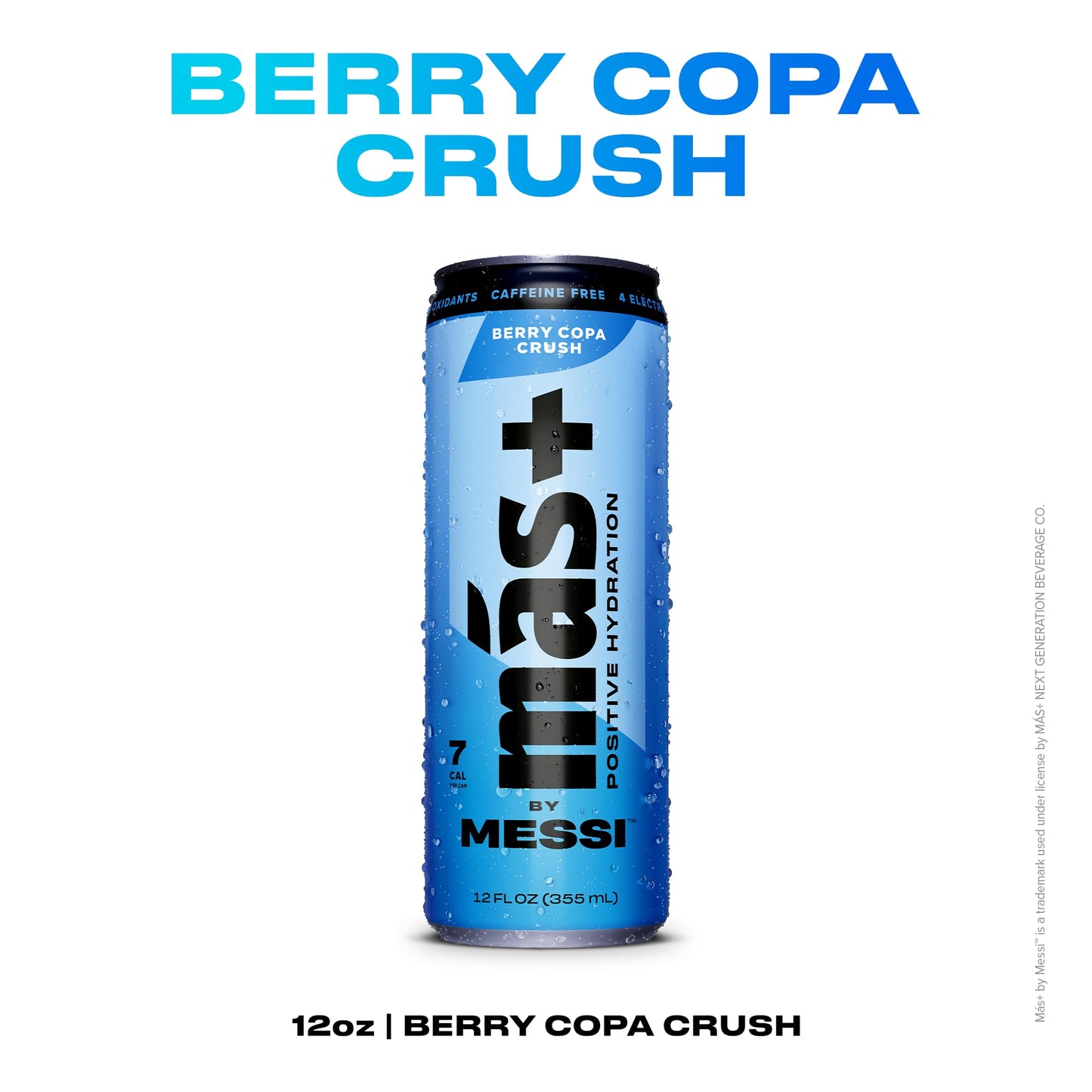 M  S+ By Messi 12Oz Variety Pack, Sports Drink & Hydration Beverage, Natural Flavors With Vitamins And Electrolytes, No Artifici