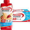 Premier Protein Shakes, Strawberries & Cream, 11 Fluid Ounce (Pack of 18)