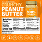 Crazy Richards 100% All-Natural Vegan Creamy & Crunchy Peanuty Butter with No Added Sugar and Non-GMO Variety Pack (16 Ounce  Pack of 4)