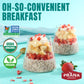 Prana Organic Overnight Chia with Oats Strawberry Shortcake | 28 oz Bags - 2 Pack | Rich in Fiber & Protein, Vegan, Non-GMO | Re