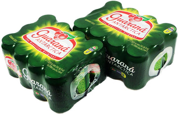 Brex America Guarana Antarctica Soft Drink - Pack of 24, 350ml (11.83 Fl Oz) - Caramel Flavor