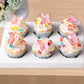 50Pcs Edible Pink Butterfly Cupcake Toppers Edible Wafer Paper Butterfly Decorations For Women Girls' Happy Birthday Cake Topper