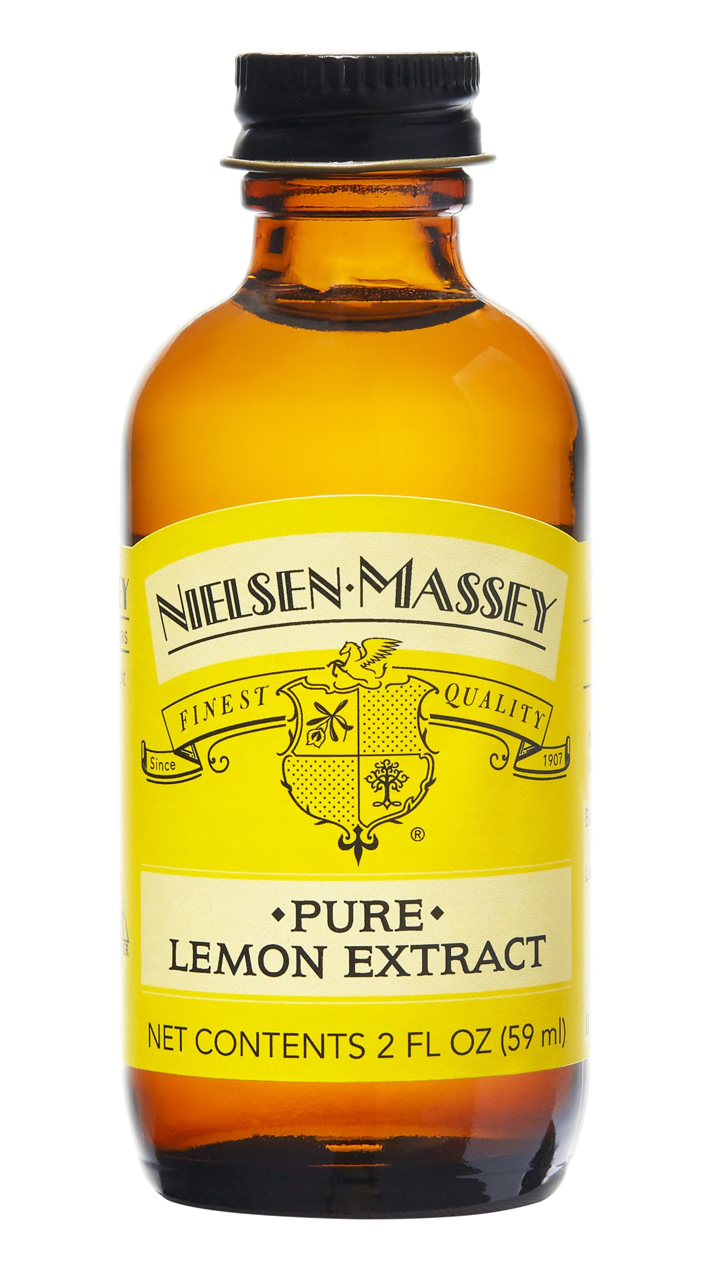 Nielsen-Massey Pure Lemon Extract for Baking, 2 Fl Oz Bottle