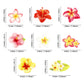Ercadio 40 Pcs Edible Wafer Paper Flowers Cupcake Toppers Summer Theme Flowers Cupcake Drink Topper Picks Edible Flowers Cake De