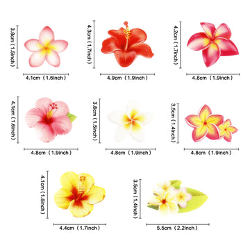 Ercadio 40 Pcs Edible Wafer Paper Flowers Cupcake Toppers Summer Theme Flowers Cupcake Drink Topper Picks Edible Flowers Cake De