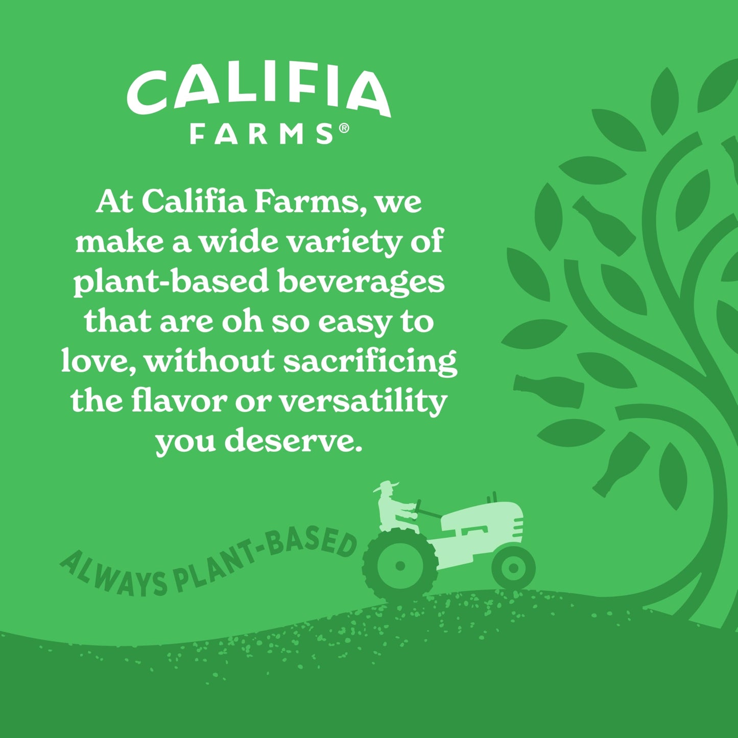 Califia Farms - Organic Original Oat Milk, 48 Oz, Dairy Free, Plant Based, Vegan, Non GMO, USDA Organic Milk