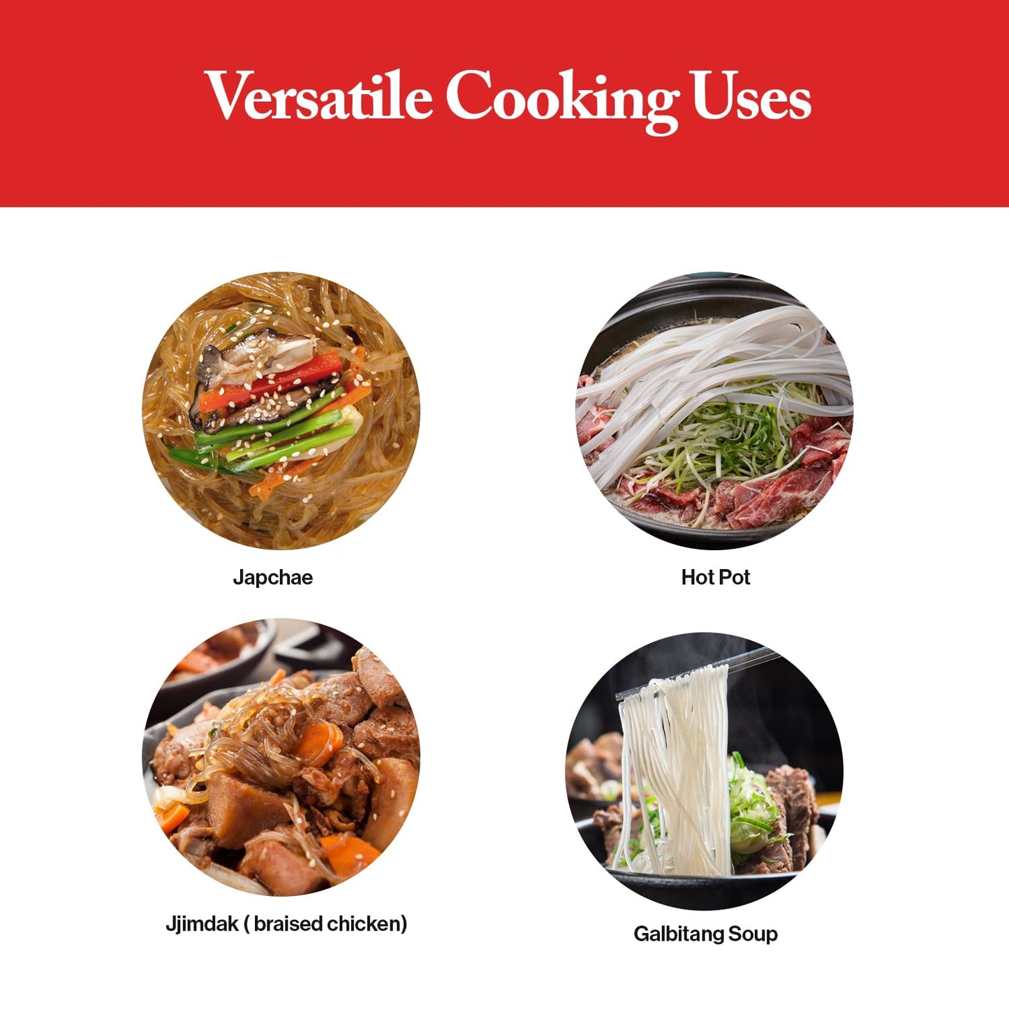 Wang Wide Glass Noodles, Hot Pot Ingredient, 10.58 Ounce