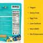 LIVING JIN Vegan Cheese Sauce Powder, Cheddar Flavor, Dairy-Free, Low Sodium, 6 Ounce Pack