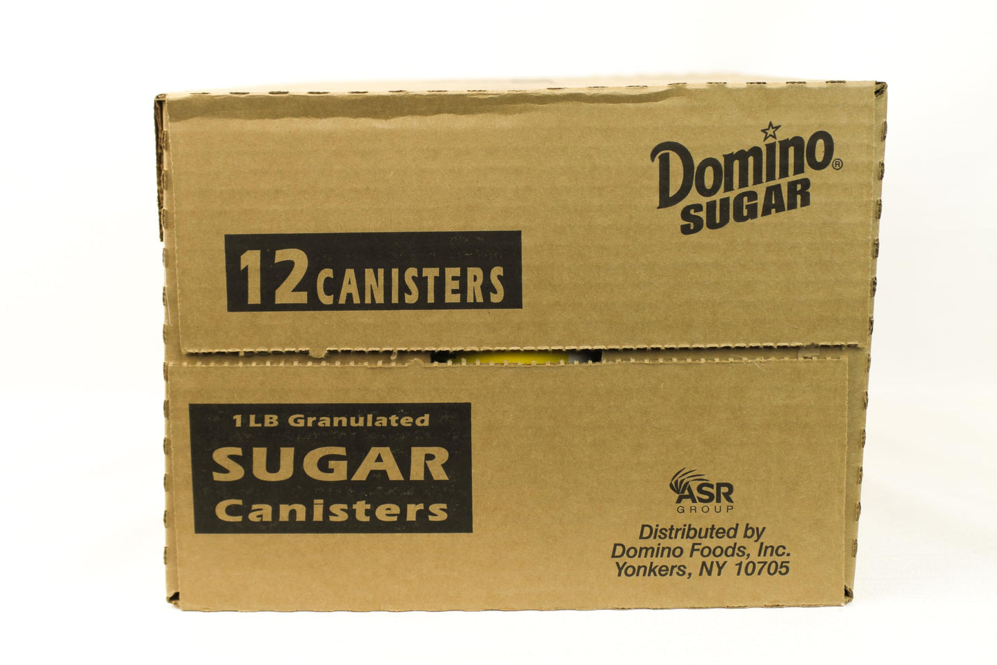 Domino enhanced Pure Cane Granulated Sugar  16 oz Canister (Case of 12)