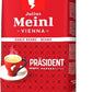 Julius Meinl: ''Prsident'', Classic Viennese Medium Roast Coffee Beans, 500g / 17.6oz (1)