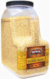 Gourmet Toasted Whole Sesame Seeds by It's Delish - 5 LB Gallon Size Container Jug with Handle - Natural Gluten-Free Fresh Oven 