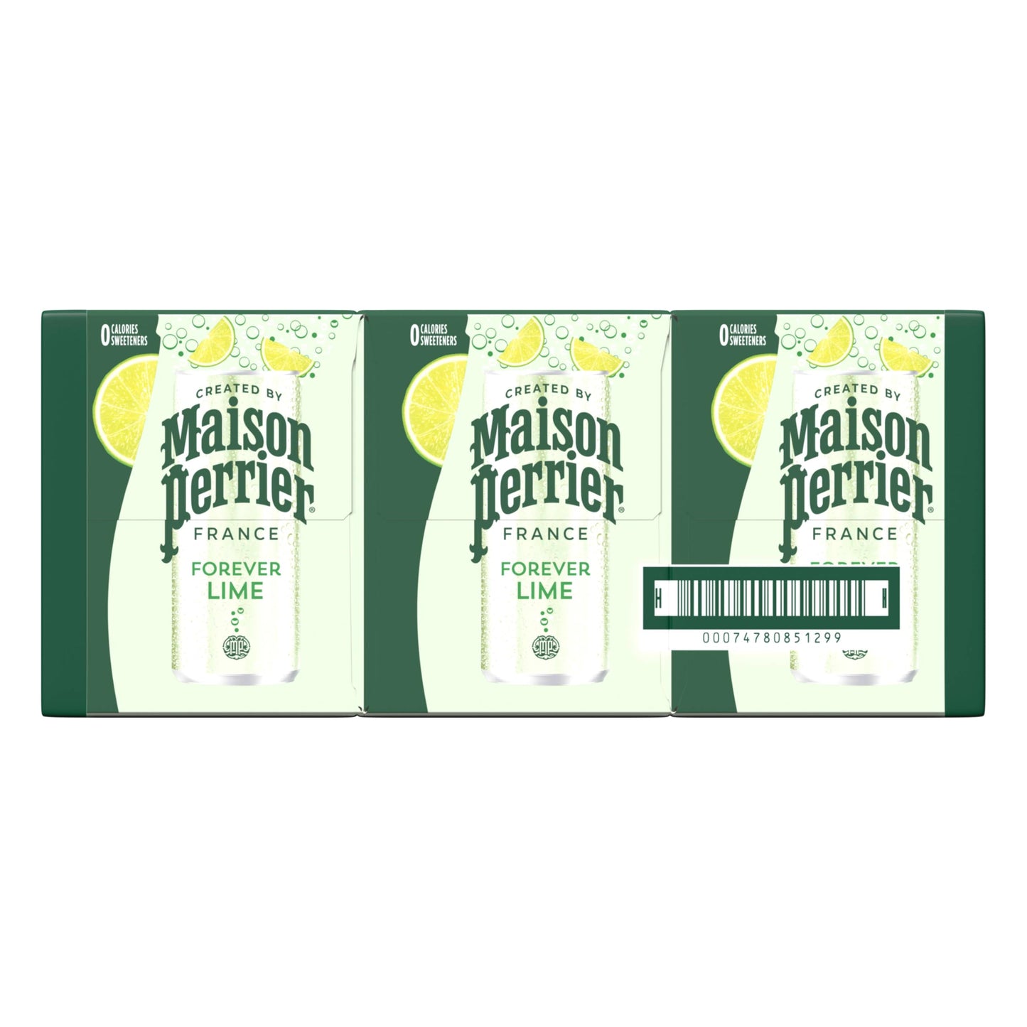 Maison Perrier Forever Lime Flavored Sparkling Water  11.15 Fl Oz Cans  8 Count  3 Pack 267.6 fl oz