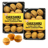ORESHKI-Bakeway Gourmet Cookies with Condensed Milk Filling - Traditional Cookies with Rich & Velvety Condensed Milk Center - Go