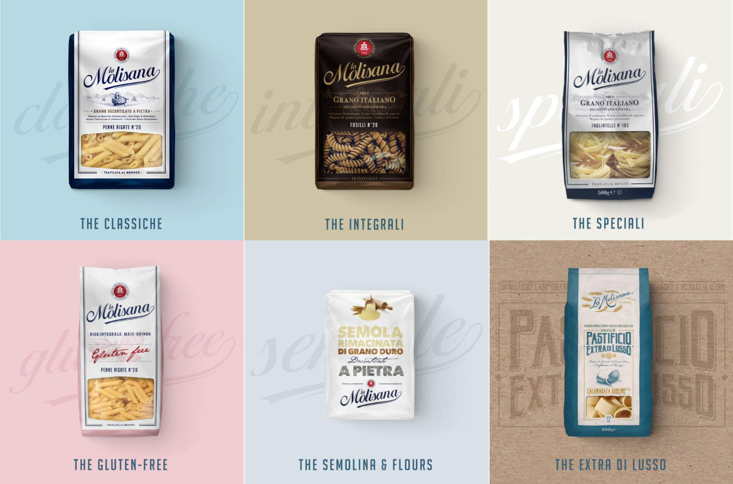 La Molisana Authentic Italian Pasta | 100% Imported | Farfalle | Durum Wheat Semolina | 12 Pack (1Lb)
