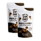 Just The Fun Part Mini Waffle Cones Filled with Belgian Dark Chocolate, 4.23 oz (Pack of 2) - Kosher Snack Treats