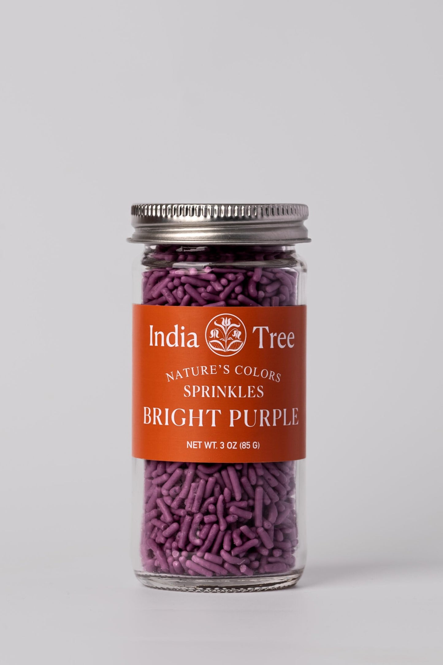 India Tree Nature'S Colors Bright Purple Sprinkles 3 Oz | Natural, Vegan, Non-Gmo, Top 9 Allergen-Free, Red 3 Free