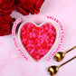 Red Pink Heart Confetti Sprinkles For Cake Decorating, 3.52Oz Edible Valentine Sprinkles Bulk For Cupcake Toppers Baking Cookie