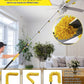 30 Foot High Reach Duster Kit With 7-24Ft Extension Pole, High Ceiling Fan Duster W/Telescopic Pole, Cobweb Duster, Feather Dust