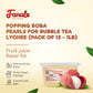 Fanale Popping Boba Pearls for Bubble Tea - Lychee Flavor, 1 lb x 12 Pack
