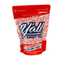 Yall Sweet Tea Strawberry Flavored Iced Tea Bags, 1 Gallon Size, 10 Bags per Pack, Caffeinated, Quick Brew Southern Iced Tea