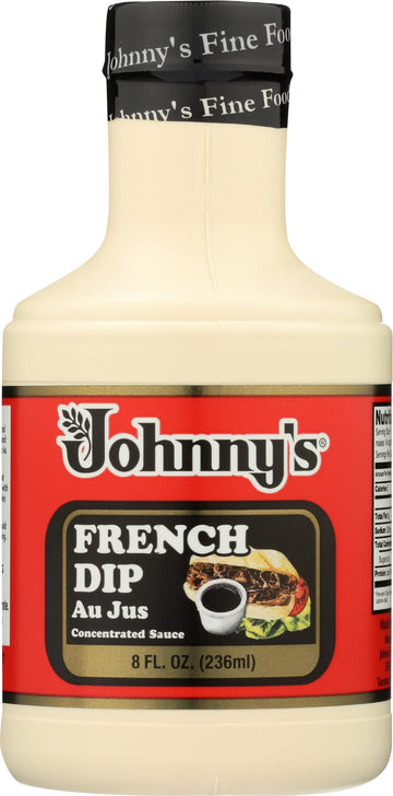 Johnnys Fine Foods French Dip Concentrated Au Jus Sauce, No Transfat, No Cholesterol, 8 Ounce (Pack of 6)