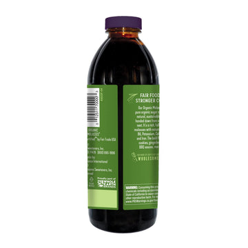 Wholesome Sweeteners 32-Ounces Organic Molasses, Fair Trade, Non GMO, Gluten Free & Vegan, Perfect for cookies, glazing and more