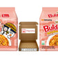 Samyang Buldak Hot Spicy Chicken Ramen Noodle Korean Stir-Fried Ramen (10, Ros  )