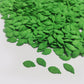 Edible Mini Sugar Green Leaf Sprinkles Cake Cupcake Toppers Cookie Decorations Sweet Dessert Sprinkle For Cake Decorating, 3.4 O