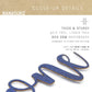 Nanasuko 1St Birthday Cake Topper - One - Double Sided Navy Blue Glitter - Premium Quality Made In Usa