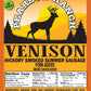 Pearson Ranch Venison Summer Sausage Pack of 3 - 7oz Stick of Deer - Exotic Meat, Gluten-Free, MSG-Free, Paleo and Keto Friendly