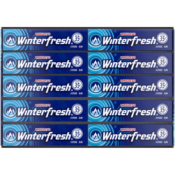 WRIGLEY S WINTERFRESH Chewing Gum Bulk Pack, 5 Stick (Pack of 40)