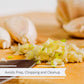 Toasted Minced Garlic By Its Delish, 2 Lbs Bulk Bag - Premium Fresh Dry Roasted Chopped Garlic For Cooking, Baking, Topping - No