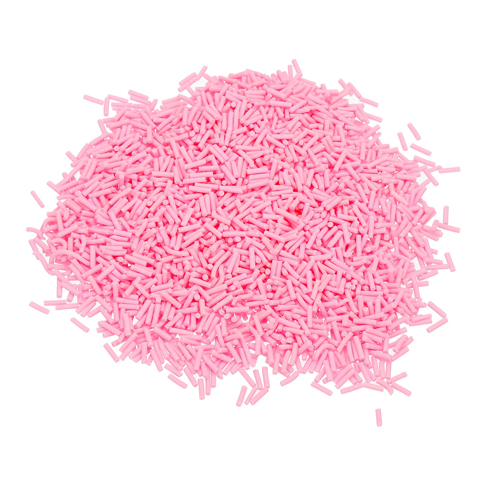 PATIKIL Fake Sprinkles Polymer Clay for Nail Art & Crafts, Small, Pink, 100g