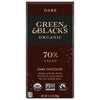 Green Blackas Organic Dark Chocolate Bar 70% Cacao 1 Bar (3.17 Oz.)
