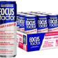 Focus Factor Energy Drink - Fruit Punch - 12 x 355ml Cans - Sugar Free, Low Calorie, Lightly Carbonated - Red