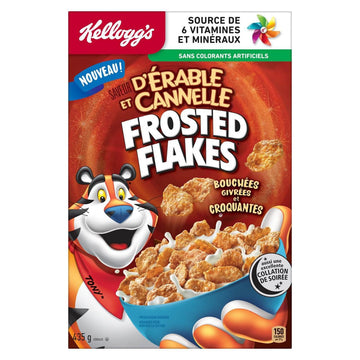 Kellogg'S Maple Cinnamon Frosted Flakes Cereal, 435G/15 Oz. Box (Imported From Canada)
