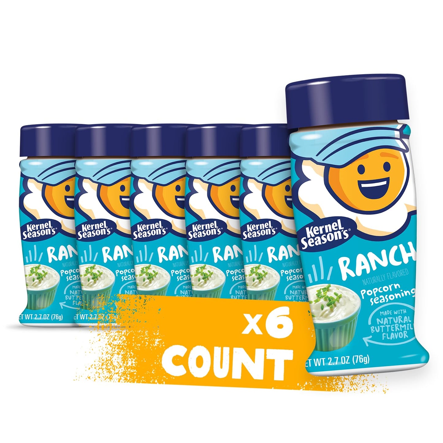 Kernel Season s Popcorn Seasoning, Ranch, 2.7 Ounce (Pack of 6)