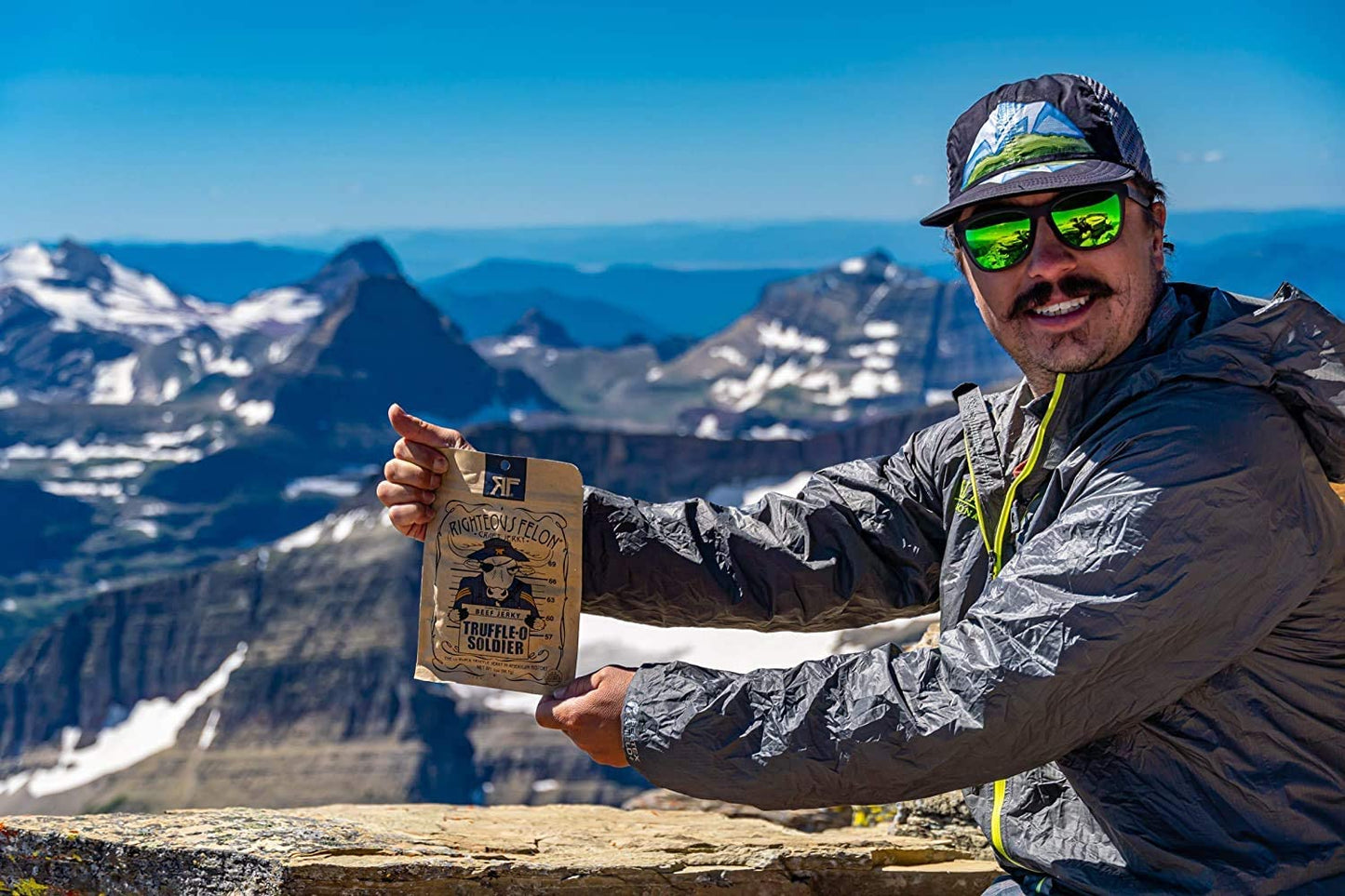 Righteous Felon Beef Jerky - Truffle-O-Soldier Flavor - All-Natural Jerky - Locally Sourced & Dried Beef Jerky - Low-Sugar, High