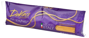 Davinci, Italian Pasta, 16Oz Bag (Pack Of 6) (Choose Types Of Pasta Below) (Thin Spaghetti 16Oz Bag)
