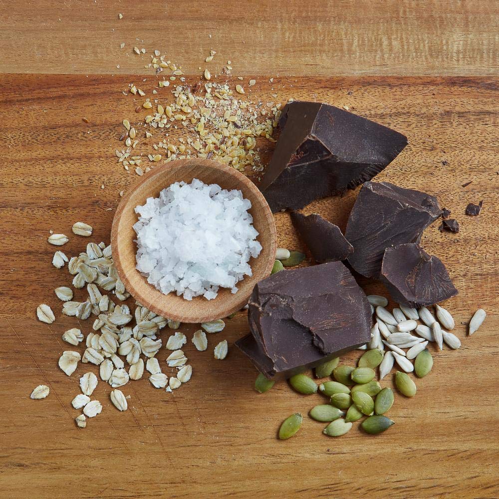 88 Acres, Dark Chocolate Sea Salt Seed Bars, 9 Count (Pack Of 1)