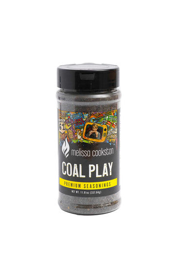 Melissa Cookston's Coal Play BBQ Rub, Award Winning Barbecue Rubs, 11.91 Oz