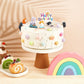 26 Pcs Cat Cake Topper Cute Cat Figurines Cat Happy Birthday Cake Topper Cat Paw Cake Toppers Cat Party Decoration Mini Cat Set