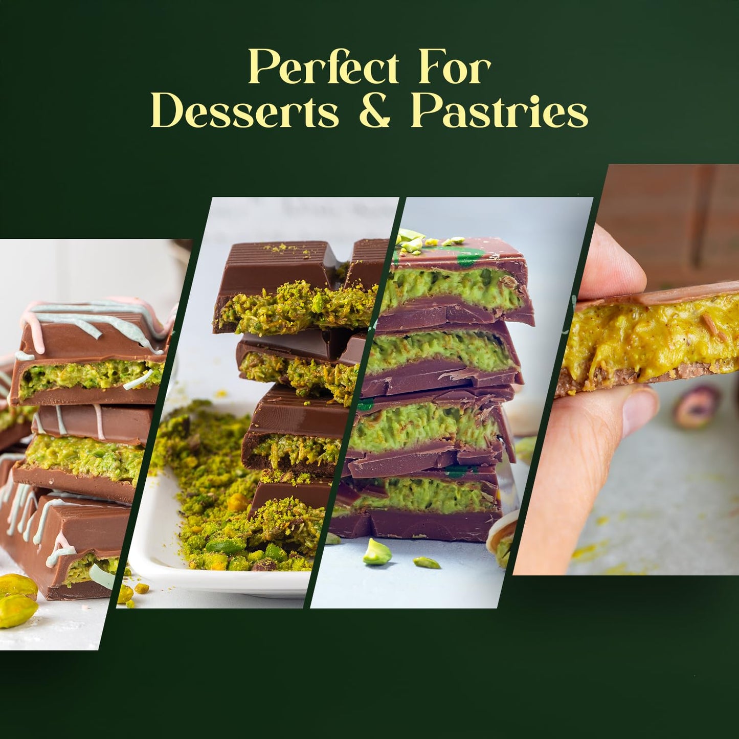 Botanique Heaven Pistachio Cream with Crispy Kataifi   2.2 lb (1 kg) Bulk Tub - enhanced Dubai Chocolate Bar Filling & Knafeh Spread | Sweet Pistachio Dessert Cream Vegan  Halal  Kosher | GMP & FDA Facility