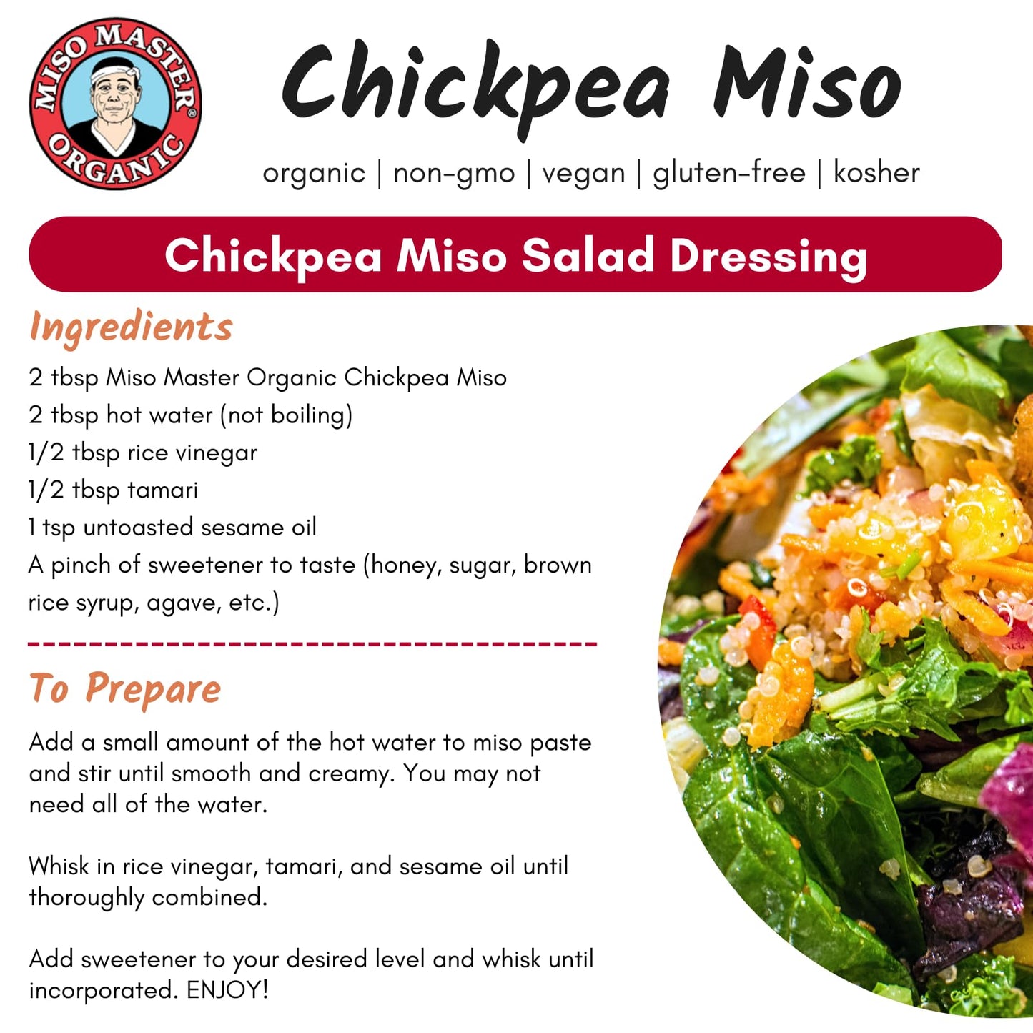 OG2 MM CHCKPEA MISO W/RC (6x1.00)