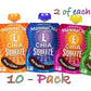 Mamma Chia Squeeze 10-Pack - Wild Raspberry, Green Magic, Blackberry Bliss, Strawberry, Mango Coconut - Healthy Snack Variety
