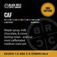 Black   Coffee CAF Medium Roast Coffee Pods, 2x Caffeine, 32 Count, 100% Columbian Excelso Beans